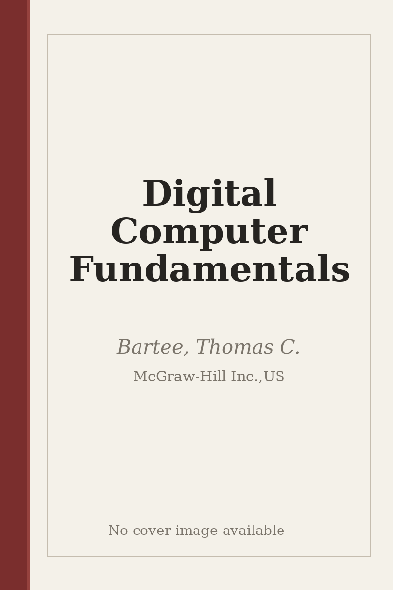 Digital Computer Fundamentals - no cover image available