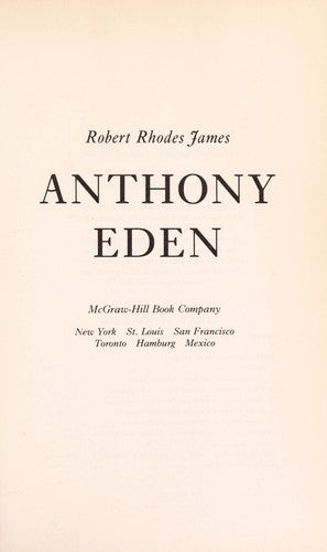 Anthony Eden