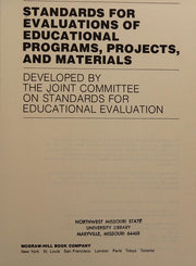 Standards for Evaluations of Educational Programmes, Projects and Materials