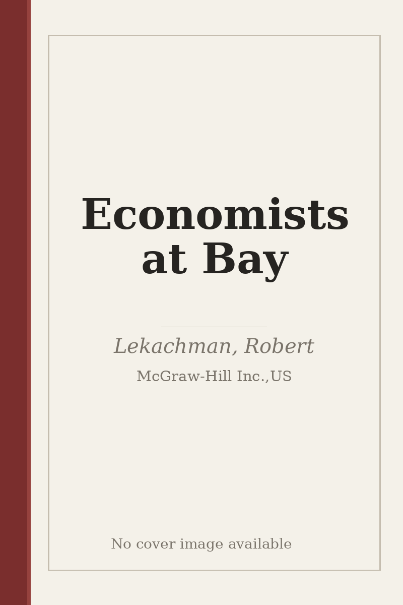 Economists at Bay - no cover image available
