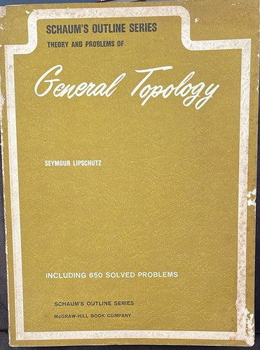 Schaum's Outline of General Topology