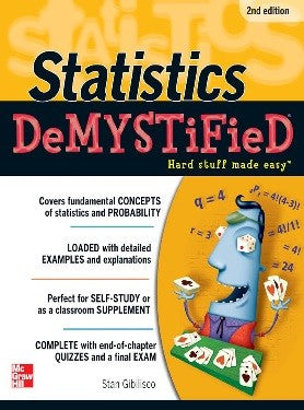 Statistics DeMystiFieD, 2nd Edition