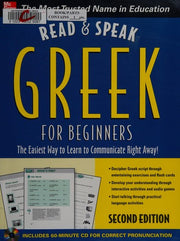Read and Speak Greek for Beginners with Audio CD, 2nd Edition (Read & Speak for Beginners)