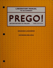 Laboratory Manual to Accompany Prego! An Invitation to Italian