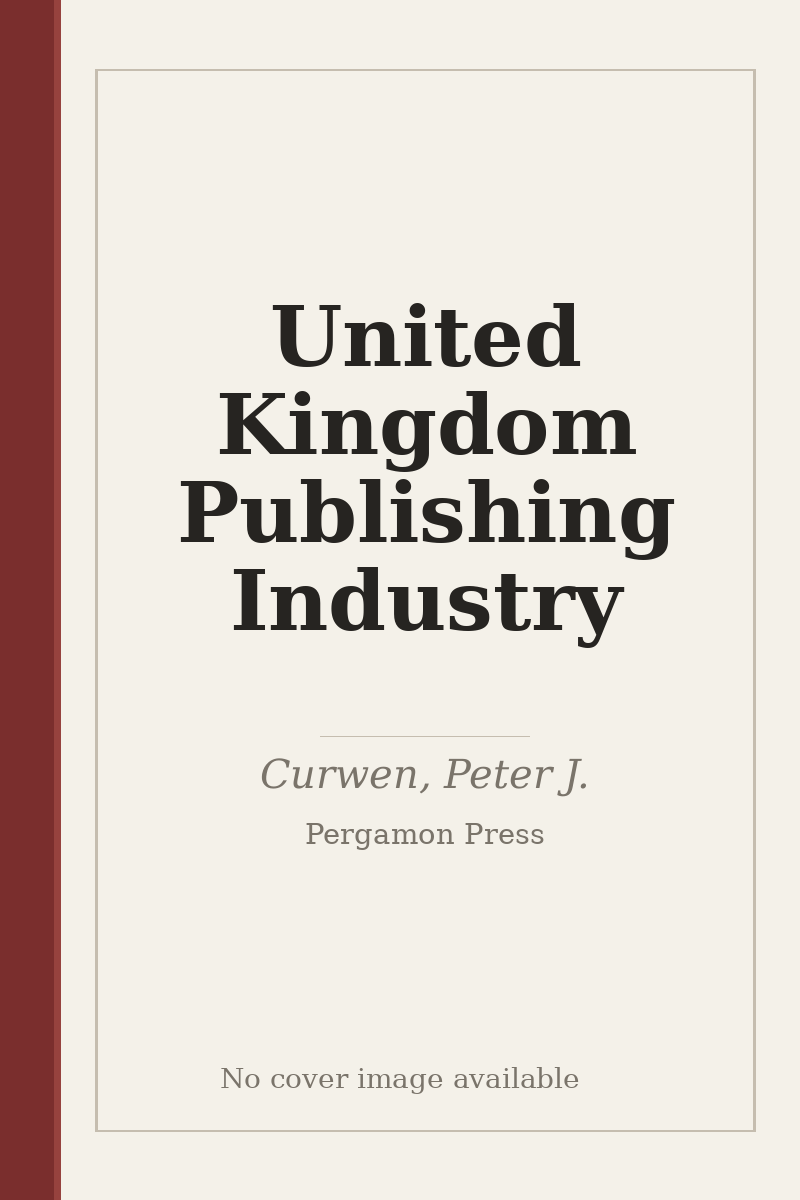 United Kingdom Publishing Industry - no cover image available