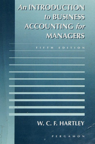 An Introduction to Business Accounting for Managers