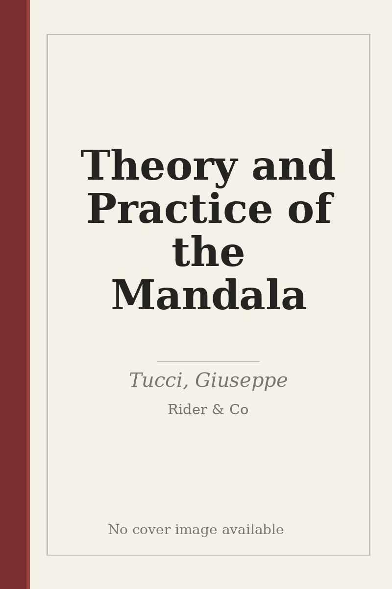 Theory and Practice of the Mandala - no cover image available