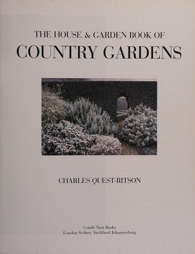 "House and Garden" Book of Country Gardens