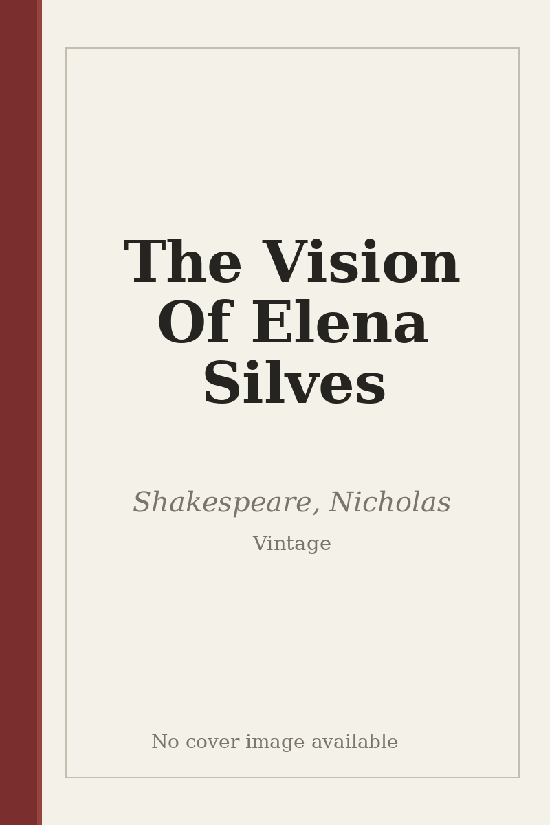 The Vision Of Elena Silves - no cover image available