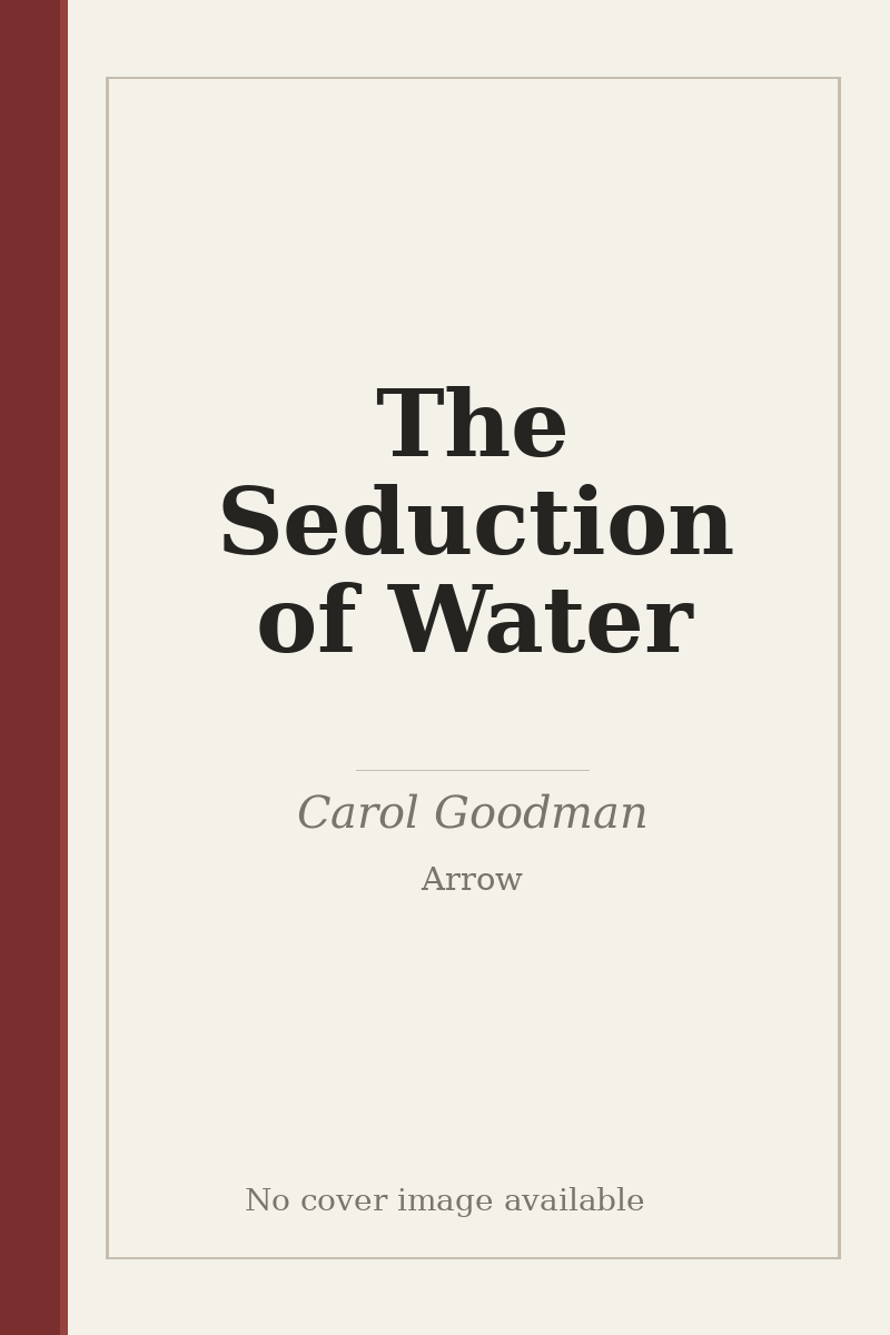 The Seduction of Water - no cover image available