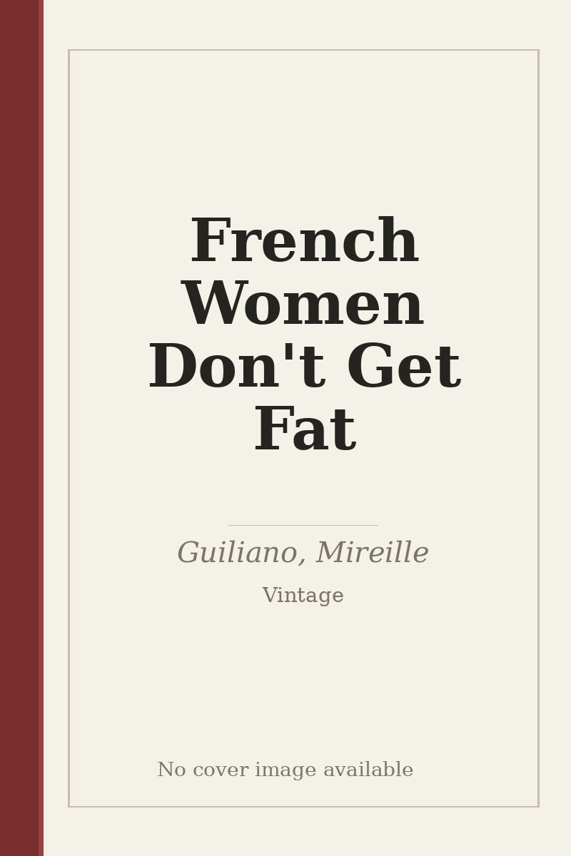 French Women Don't Get Fat - no cover image available