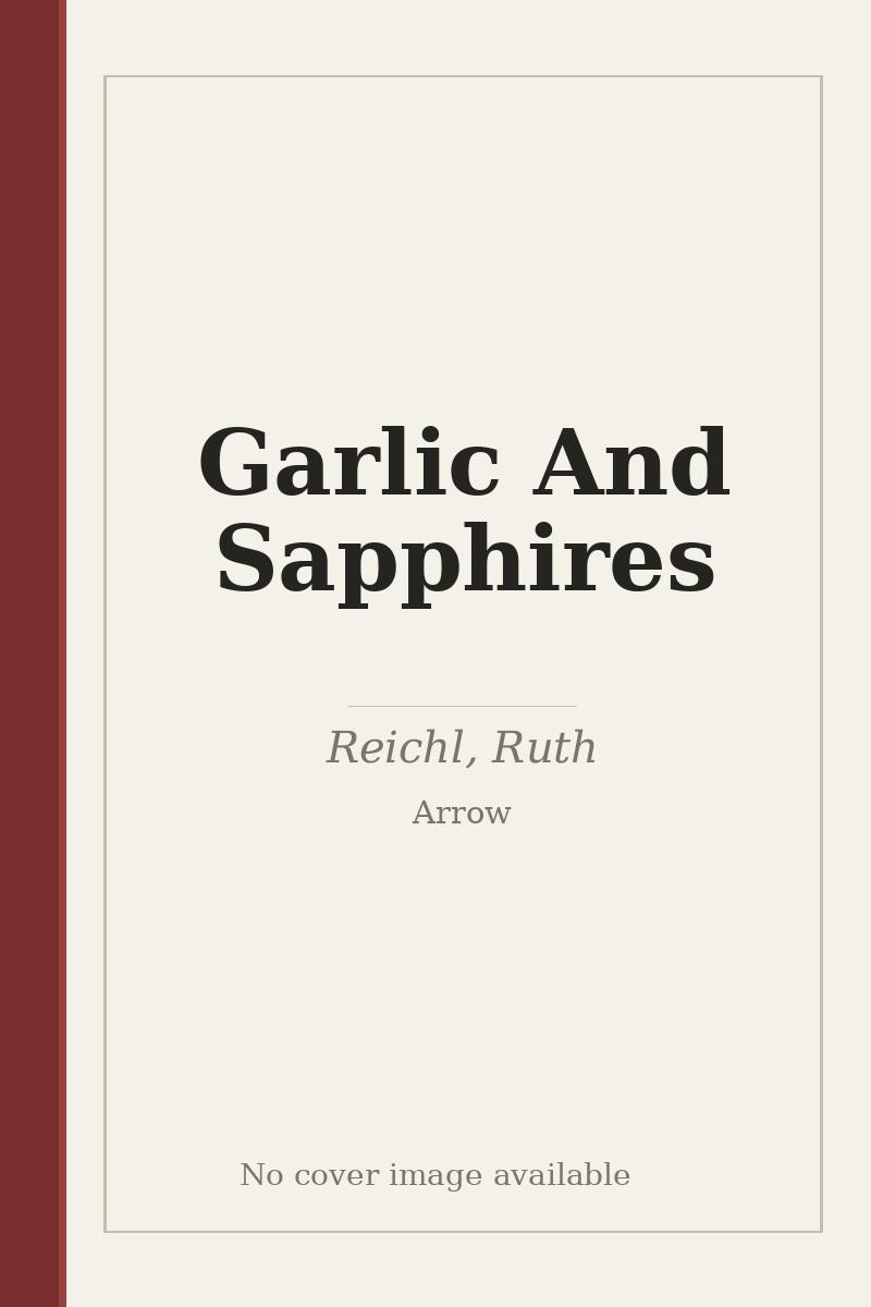 Garlic And Sapphires - no cover image available