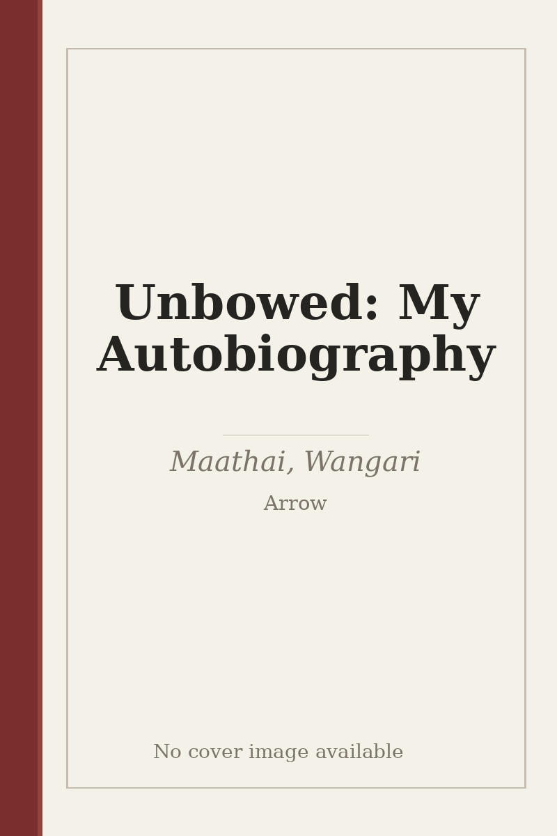 Unbowed: My Autobiography - no cover image available