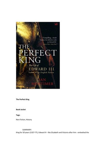 The Perfect King: The Life of Edward III, Father of the English Nation