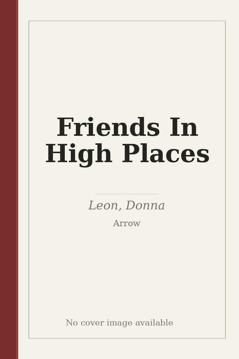 Friends In High Places - no cover image available