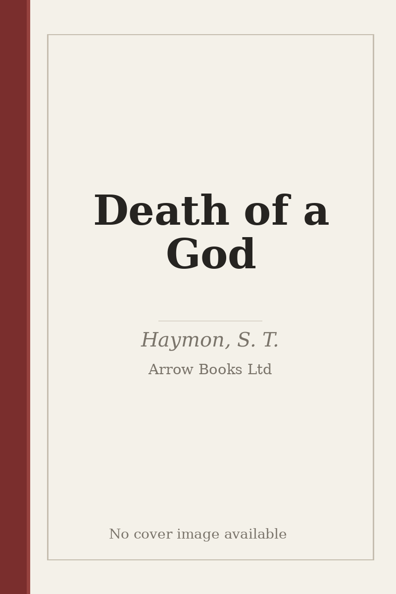 Death of a God - no cover image available