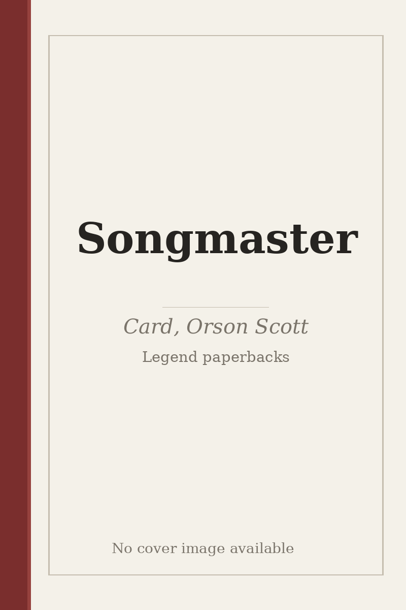 Songmaster - no cover image available