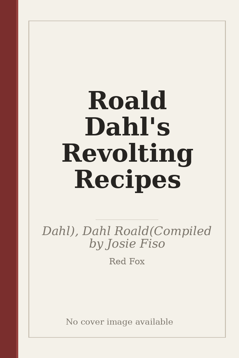 Roald Dahl's Revolting Recipes - no cover image available
