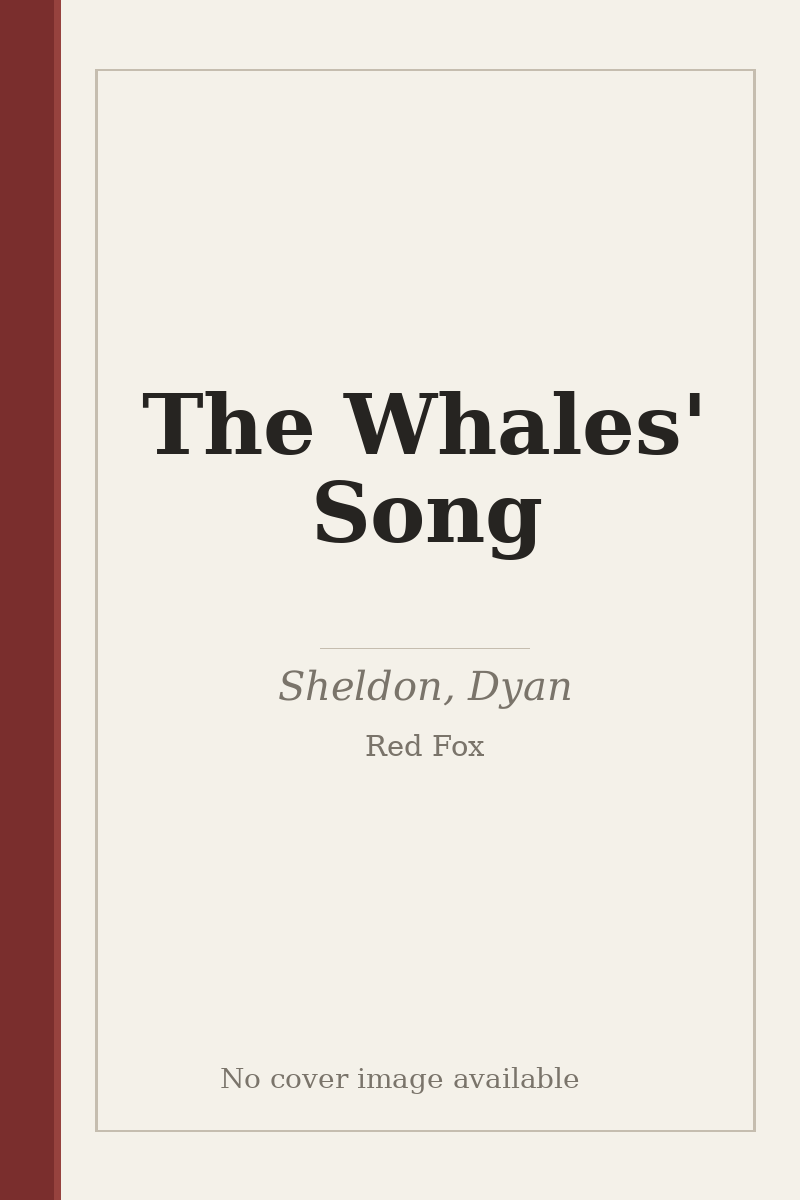 The Whales' Song - no cover image available