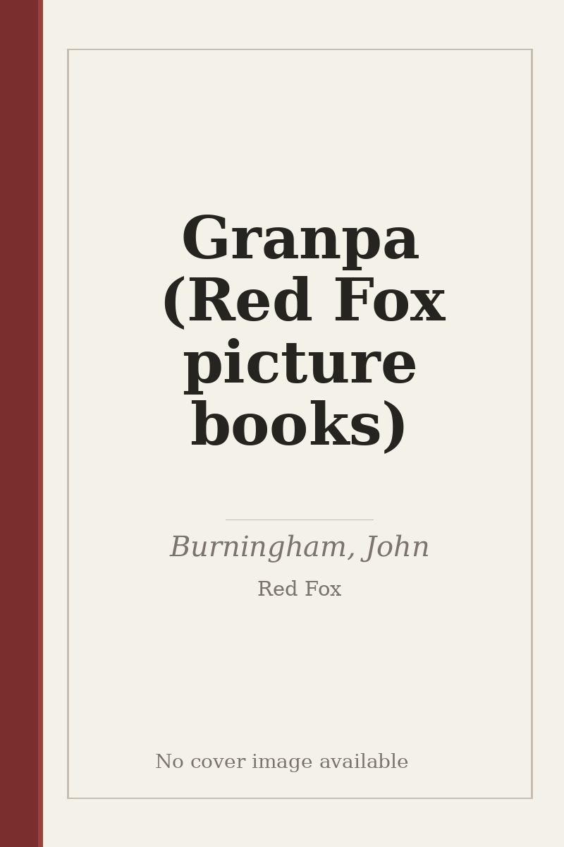 Granpa (Red Fox picture books) - no cover image available
