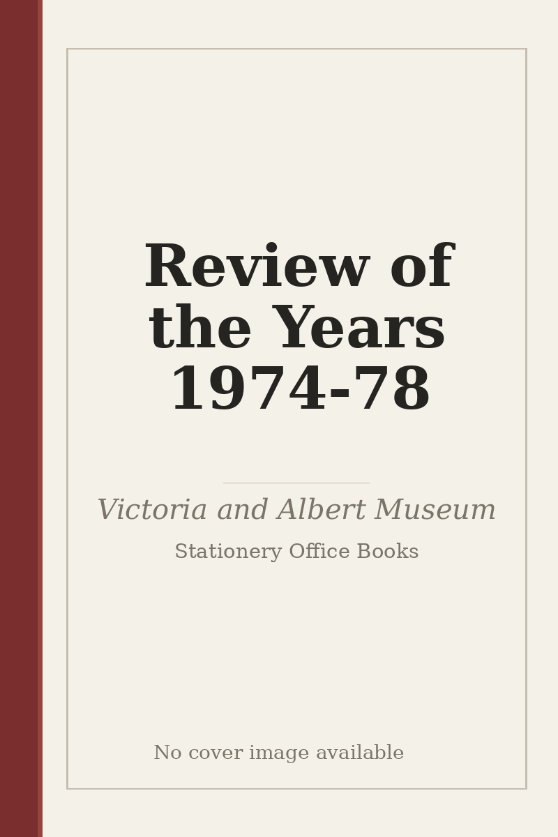 Review of the Years 1974-78 - no cover image available