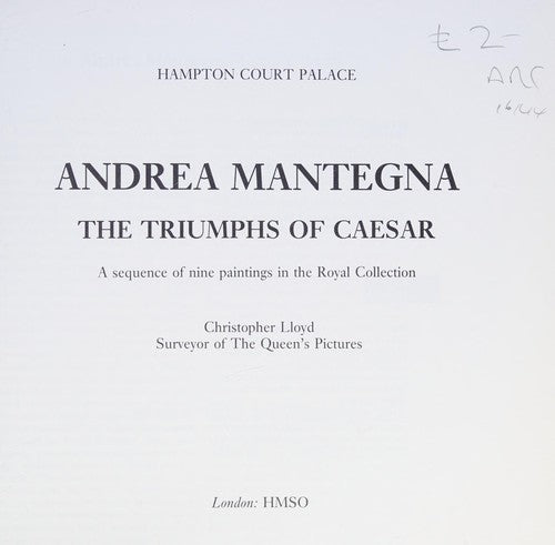 Andrea Mantegna: "Triumphs of Caesar"