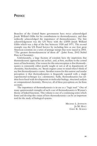 Biothermodynamics Part A: 455 (Methods in Enzymology): Volume 455