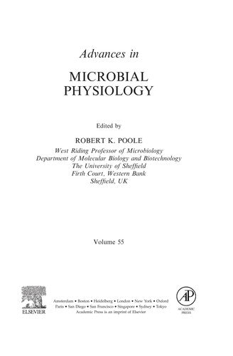 Advances in Microbial Physiology: 55: Volume 55 (Advances in Microbial Physiology, Volume 55)