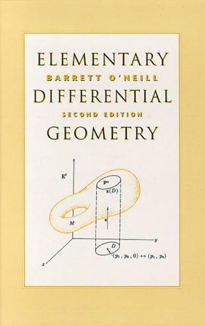 Elementary Differential Geometry