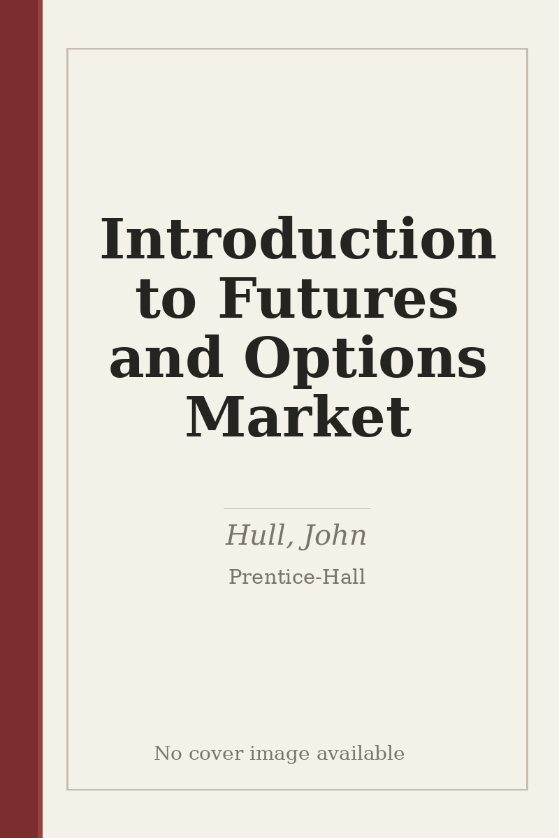 Introduction to Futures and Options Market - no cover image available