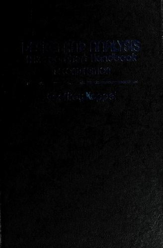 Design and Analysis: A Researcher's Handbook