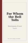 For Whom the Bell Tolls