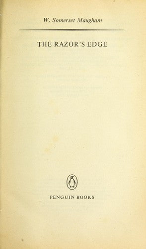 The Razor's Edge