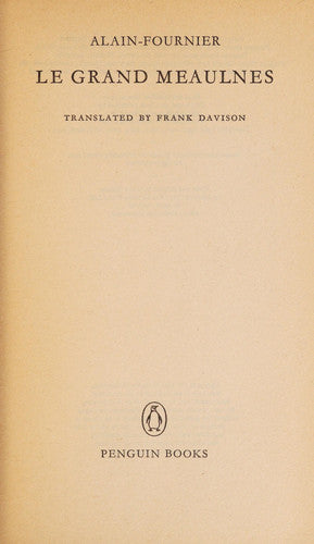 Le Grand Meaulnes (Penguin Modern Classics)