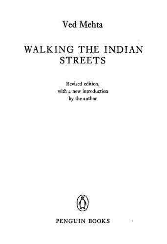 Walking the Indian Streets