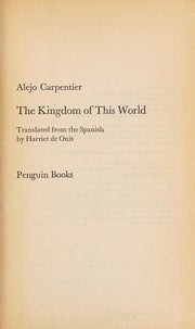 The Kingdom of This World (Modern Classics)