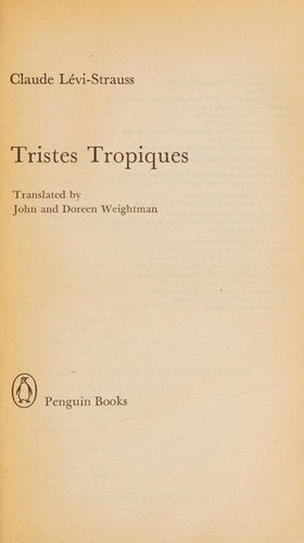 Tristes Tropiques