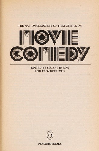 The National Society of Film Critics On Movie Comedy