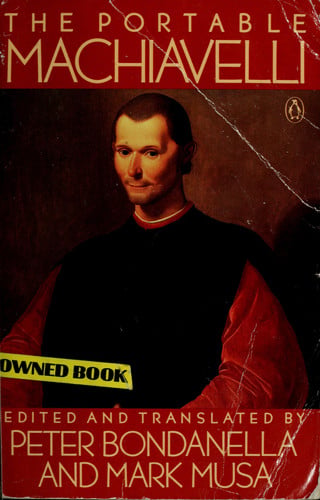 The Portable Machiavelli (Portable Library)