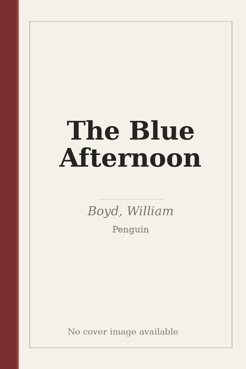 The Blue Afternoon - no cover image available