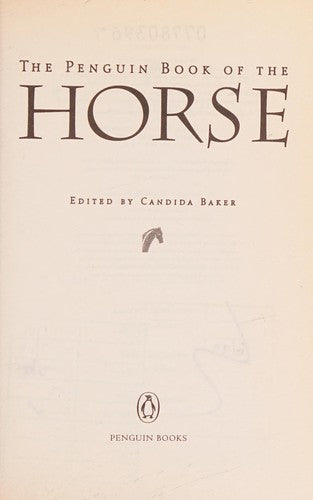 The Penguin Book of the Horse