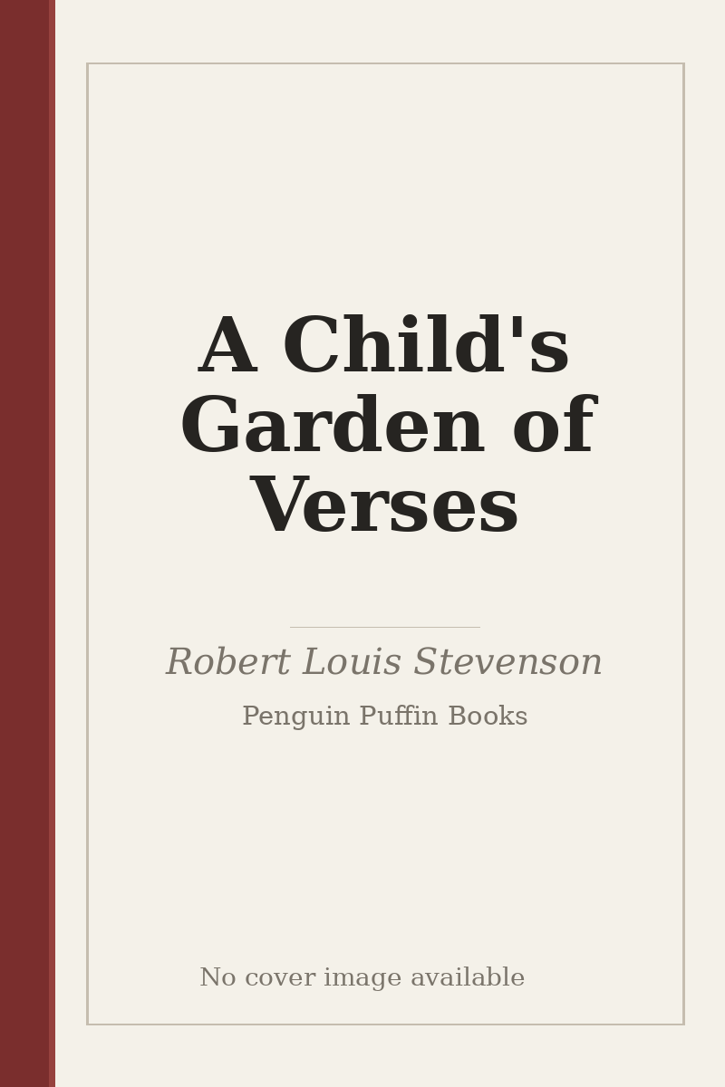 A Child's Garden of Verses - no cover image available