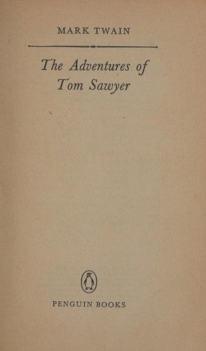 The Adventures of Tom Sawyer (Puffin Books)