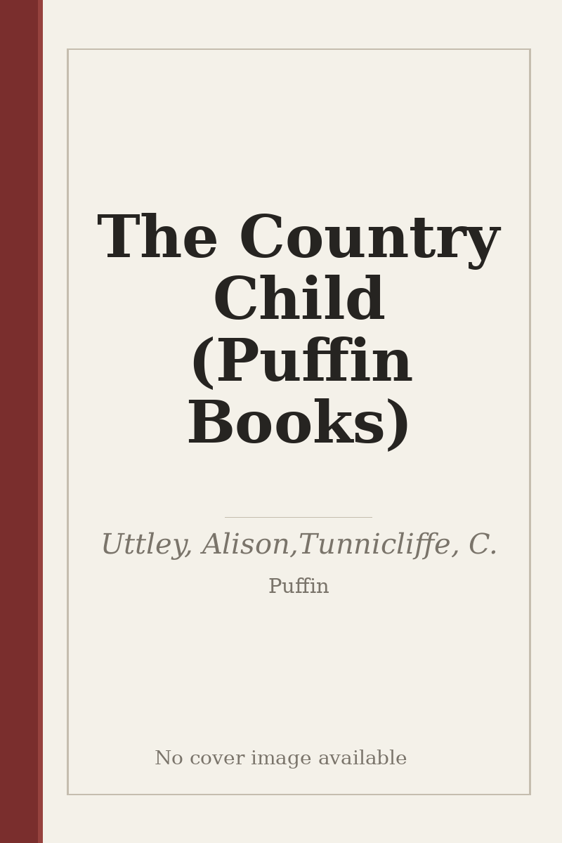 The Country Child (Puffin Books) - no cover image available