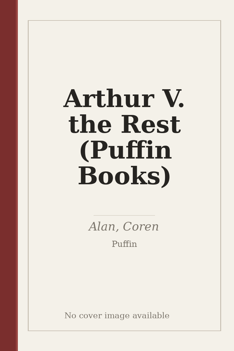 Arthur V. the Rest (Puffin Books) - no cover image available