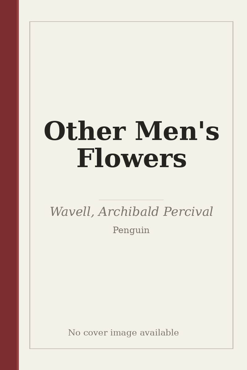 Other Men's Flowers - no cover image available