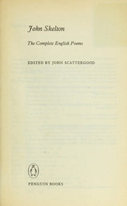 The Complete English Poems (Penguin poetry classics)