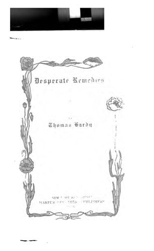 Desperate Remedies (Penguin Classics)