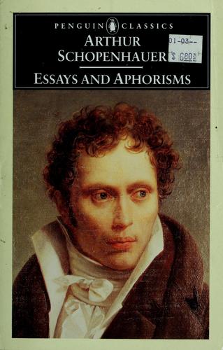 Essays and Aphorisms (Penguin Classics)