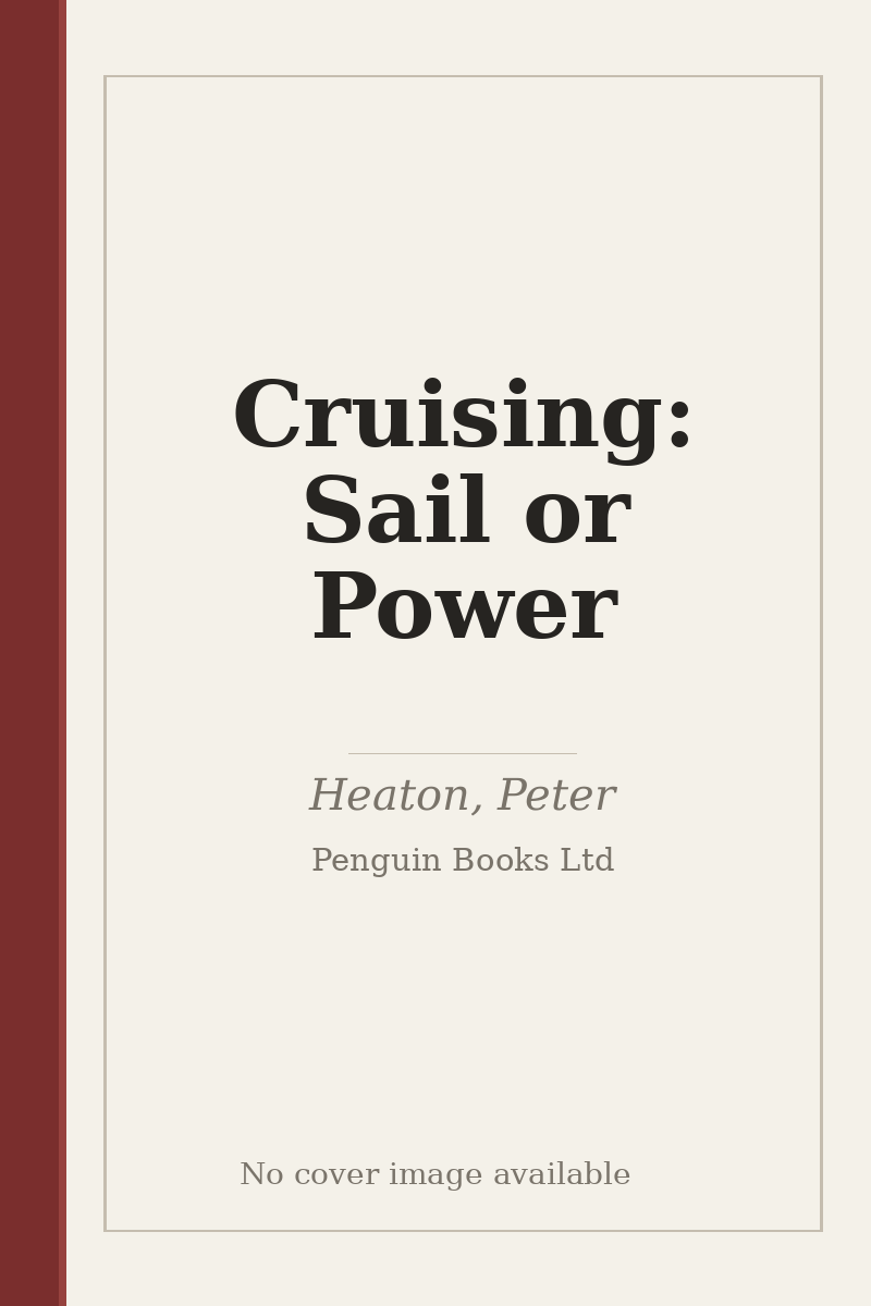 Cruising: Sail or Power - no cover image available